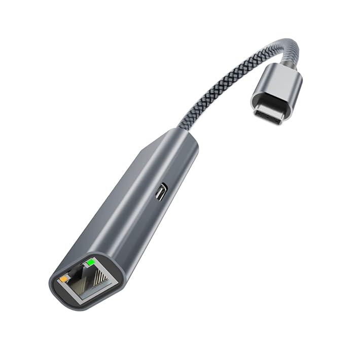 Buy USBC Gigabit Adapter with 60W PD Input,Thunderbolt 3 to