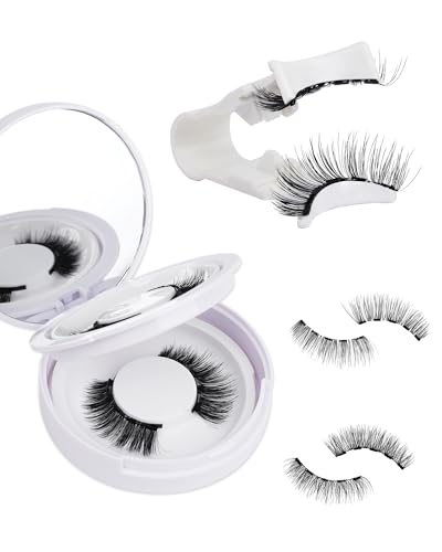 PestañAs Postizas Magneticas Cat Eye Lashes 5 Magnets PestañAs Postizas Naturales 2 Pares No Glue Needed by Obeyalash