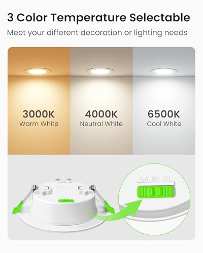 Spot LED 12W 1200LM extra plat avec intensité variable 3CCT