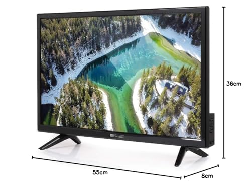 RED OPTICUM 24 Zoll TV - LE-24Z1S LED Fernseher (61cm) inkl. KFZ Adapter - Full HD Camping Fernseher 12V / 230V Betrieb mit Triple Tuner (DVB-C/-S2/-T2), CI+ Steckplatz, USB 2.0, HDMI, PVR-Funktion – Bild 8