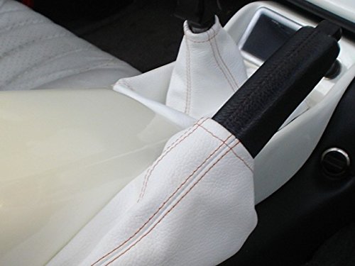 RedlineGoods Shift Boot Compatible with Pontiac Firebird 1997-02. Tailor Made - not Universal. Genuine top-Grade Italian Black Leather with Black Thread