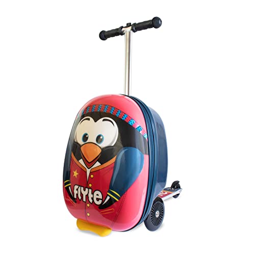 Flyte Scooter Maleta Plegable Para Niños Perry El Pingüino, Carcasa Rígida, Paseo Con Ruedas, 2 En 1, 18 Pulgadas, Capacidad De 25 Litros, Red, 18-Inch, Perry El Pingüino Flyte Scooter Maleta Plegable Para Niños Perry El Pingüino, Carcasa Rígida, Paseo Con Ruedas, 2 En 1, 18 Pulgadas, Capacidad De 25 Litros, Red, 18-Inch, Perry El Pingüino
