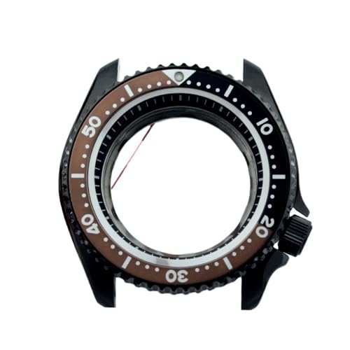 1 SKX007 P[X  NH35/NH36/4R/6R h 20Bar gݗĎvP[X 3.8ʒuP[X 28.5mm (Black-3)