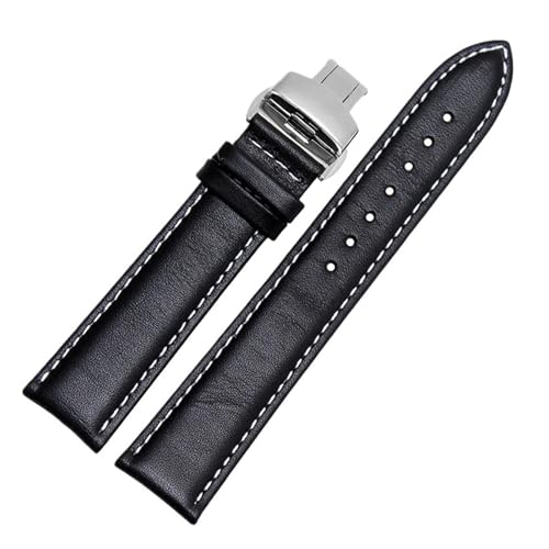 [ȓX] J[tXLU[EHb`oh 18mm 19mm 20mm 21mm 22mm 23 \tgXgbv o^tCobN rWlXEHb`ohɑΉ(Black w steel Fold,16mm)