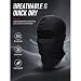 SATINIOR 9 Pack Ski Mask for Men Balaclava Full Face Shiesty Mask Breathable Summer Windproof Hood for Motorcycle Snowboard Black