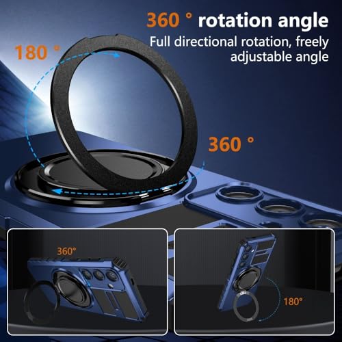 Coque antichoc Samsung Galaxy S22 Ultra avec anneau support pour visionnage vidéo - 5