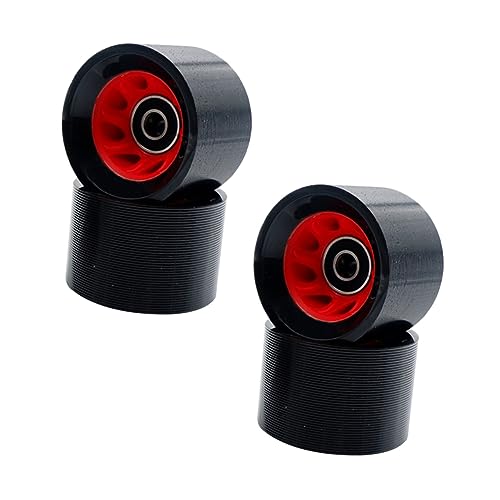 BCOATH 1 Set Double Row Roller Skate Wheels 95a Hardness Inlineinline Wheels for Skating
