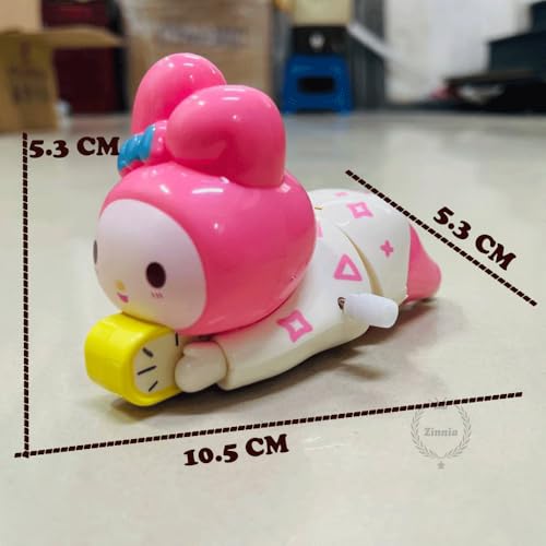 Image of Zinnia Hello Kitty Toy for Kids, Crawling Kitty Action Figure Movable Toy for Babies, Key Operated Wind Up Toys for Kids (Hello Kitty)
