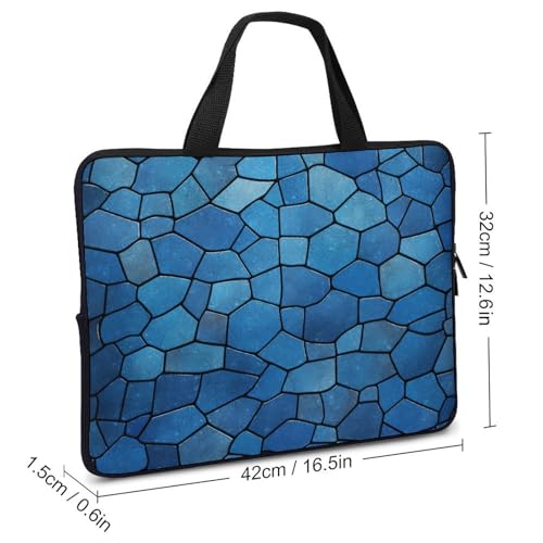 Housse de transport 17" à carreaux bleus pour vos déplacements professionnels - 2