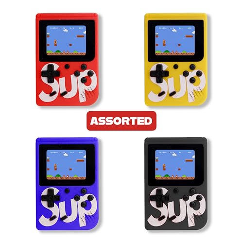 Image of Oye Happy - Retro Gaming Console with Built-in Classic Games | 90s Style TV Video Game System for Kids & Adults | Mario-Style Old School Gaming | AV Output | Perfect Nostalgic Gift for Gamers