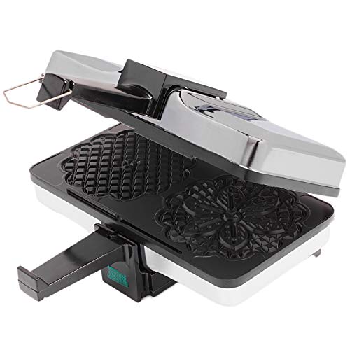 Pizzelle Maker- Non-Stick Electric Baker Press Makes Two 5-Inch Cookies at Once, Even Heating Plates- Must Have Party Baking Supplies- Italian Dessert Treat Making with Recipe Guide- Gift for Her by CucinaPro - Image 3