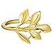 AWEI Leaf Napkin Rings - Set of 12 Gold Napkin Rings Christmas, Holidays, Thanksgiving