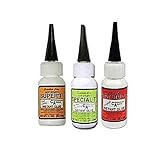 Satellite City CA Glue Set of 3 - (1) Original Thin, (1) Super T Medium, (1) Special T Thick - 1 oz...