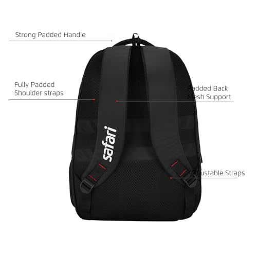Image of Safari Zen Formal Laptop Backpack Bag for Men & Women, Ideal for Office Use /School /College Boys & Girls, Rain Cover, Trolley Sleeve & Organizer