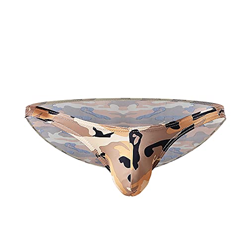 Men's Camo Print U Convex Pouch Bikini Briefs Underwear Panties Triangle Bikini Briefs Underpants2