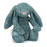 Jellycat Bashful Azure Luxe Bunny Stuffed Animal, Huge 20 inches - Rabbit & Bunny Plush Toy - Classic Children's Gift