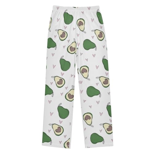 Avocado with Love Boys Long Pants Soft Trousers Elastic Waist Kids Lounge Bottoms with Pockets S-XL