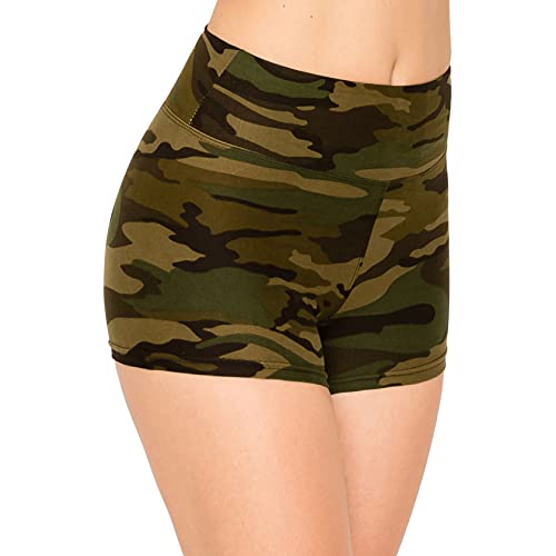 Image of ALWAYS Yoga Shorts for Women - High Waisted Workout Biker Shorts for Yoga, Running & Under Dress Anti-Chafing Comfort
