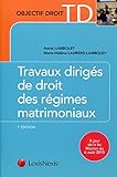 travaux dirigés droit international public  travaux diriges de droit des regimes matrimoniaux