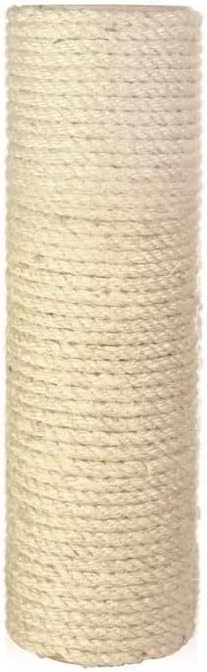 TRIXIE Replacement Sisal Post for Cat Scratching Posts, Backup Scratcher for Indoor Cat Furniture, Trees and Towers, 3.5 in x 11.8 in (9 x 30 cm)