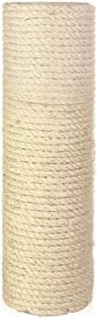 TRIXIE Replacement Sisal Post for Cat Scratching Posts, Backup Scratcher for Indoor Cat Furniture, Trees and Towers, 3.5 in x 11.8 in (9 x 30 cm)