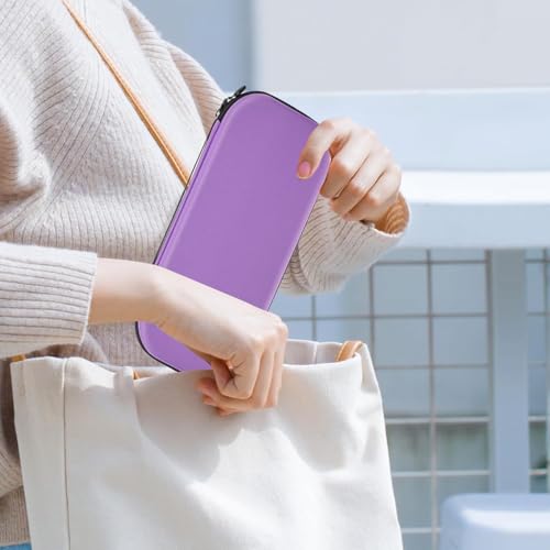 Image of Stethoscope Case Storage Box, Portable, Shockproof Protection, Compatible with 3M Stethoscope /ADC /MDF Stethoscopes, Suitable for Nurses, Pediatricians, and Doctors (Purple)