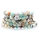 SEVENSTONE 8MM 108 Mala Beads Charm Bracelet for Men Women Yoga Bracelet Necklace Father's Day