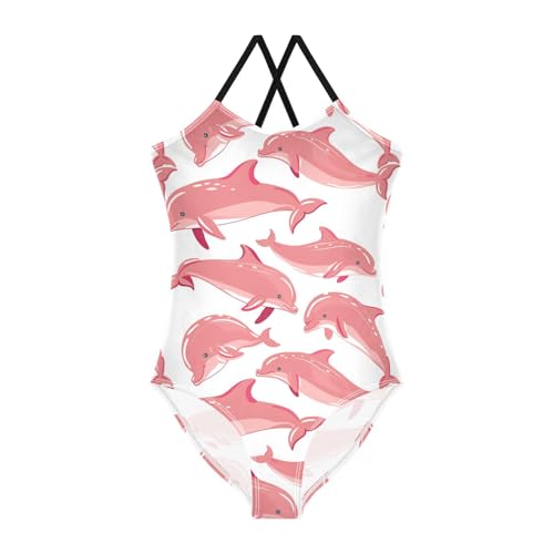 Image of Girls One Pieces Swimsuit Cute Beach Swimwear with Adjustable Strap 3-10 Years