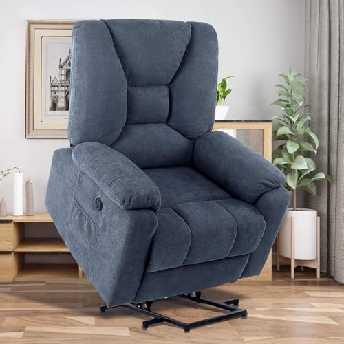 Sillón reclinable eléctrico lino color único