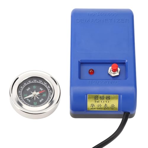 YDuupxe Herramientas Desmagnetizadoras de Relojes Eléctricos, Juego de Brújula Desmagnetizadora de Reparación de Relojes para Desmagnetizador de Reparación de Relojes (Enchufe de la UE) YDuupxe Herramientas Desmagnetizadoras de Relojes Eléctricos, Juego de Brújula Desmagnetizadora de Reparación de Relojes para Desmagnetizador de Reparación de Relojes (Enchufe de la UE)