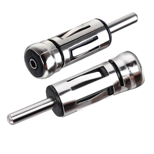 Lot de 2 Adaptateur D'antenne Autoradio, mâle vers ISO Femelle Antenne Voiture Connecteur Auto,...
