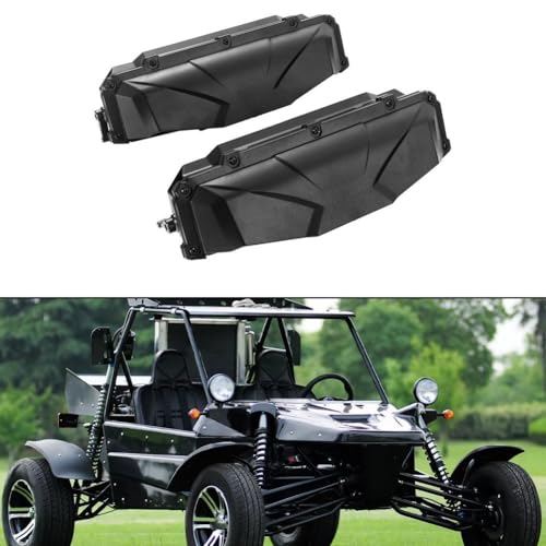 Ventilación de techo duro Polaris RZR UTV kit de flujo de aire negro 4