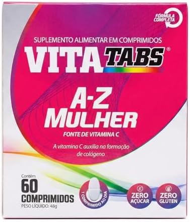 Vitatabs A-Z 60 Comprimidos Suplemento Multivitamínico Com Vitami...