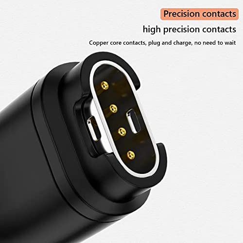 Image of Black Replacement USB Charging Cable For Garmin Garmin Vivoactive 3 Smart Watch, Vivoactive 3 Music, Vivoactive 4 4S, Vivomove 3 3S Style Sport, Vivosport, Vivosmart 5 Plus, Forerunner 935