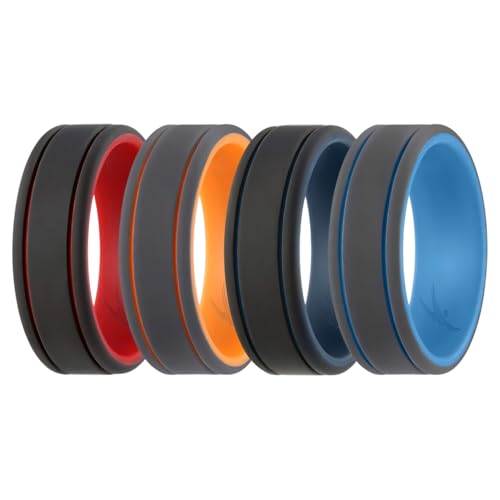 Alliance silicone homme ROQ Duo bague anti blessure travail