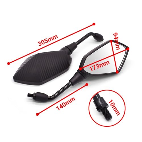 Moto manillar retroviso de 10mm para disfrutar tus rutas urbanas en moto DL650 y GSR 750 3