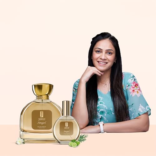 Image of JIDEN Luxury Angel Eau De Parfum For Women, Girl Floral Long Lasting EDP Fragrance Scent with Jasmine, Patchouli & Orange Notes,100 ml - Birthday Gift | Luxury Perfume Gift | Valentine Gift For Wife