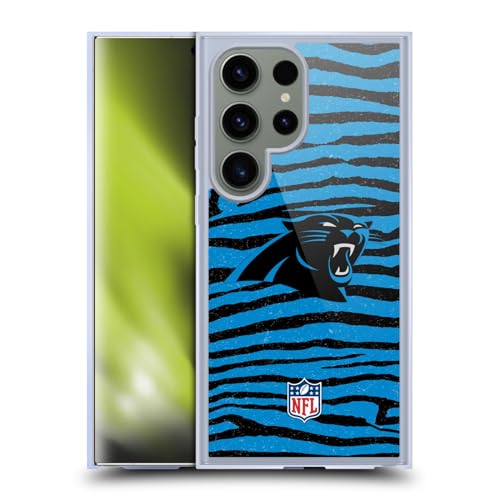 Coque Gel NFL Carolina Panthers pour Samsung Galaxy S24 Ultra Compatible MagSafe