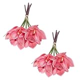 Artisanat : fabriquées en pvc et en plastique, ces fleurs artificielles sont conçues pour résister à l'usure tout en conservant leur aspect vif, tiges d'orchidées artificielles, bouquet d'orchidées artificielles