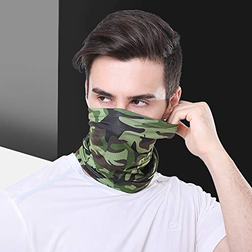 Camouflage Neck Gaiter Ice Silk Cycling Mask Summer Neck Sunscreen Scarf Hiking Headscarf Outdoor Sports Activities2