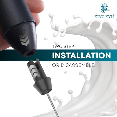 Image of Electric Milk Frother & Coffee Beater | 3-Speed Type-C Rechargeable Handheld Mixer with Dual Spring Whisk | Portable Foam Maker for Latte, Cappuccino, Matcha & Hot Chocolate