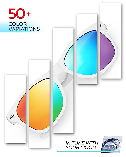 Image of Retro Rewind Kids Sunglasses for Boys Girls Age 3-12 - Shatterproof UV400 Toddler Children Sun Glasses
