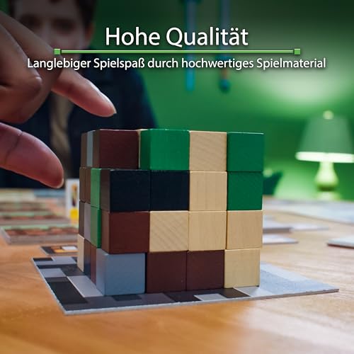 Ravensburger Familienspiel 26132 - Minecraft Builders & Biomes - Gesellschaftsspiel für Kinder und Erwachsene, für 2-4 Spieler, Brettspiel ab 10 Jahren – Bild 4