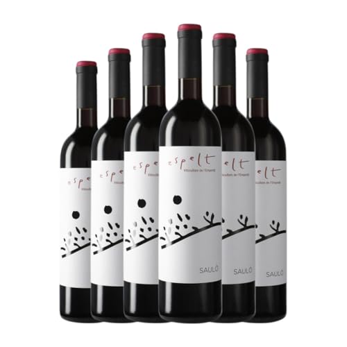 Espelt Sauló Negre Empordà 75 cl Vino tinto (Caja de 6 Botellas de 75 cl)
