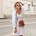 Kattee Leather Crossbody Bags for Women Trendy, Small Purses Handbags Shoulder Bag, Genuine Leather Cross Body Bag for Woman, Dark Brown