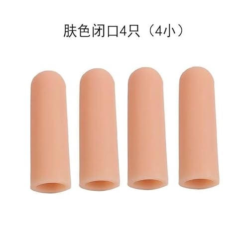 (20PCS) Gel Finger Sleeves,Finger Support,Silicones Finger Protectors *Waterproof* Finger Cots Great for Finger Craking,Finger Trigger.