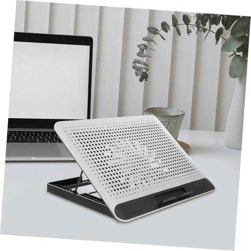 Base refrigerante para laptop aluminio con ventilador miniatura 5