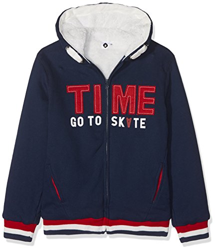 Z Gilet Molleton Fourré Marine Bambini e Ragazzi