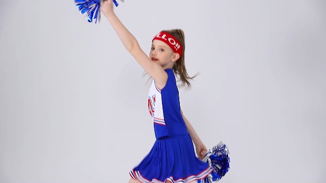 Costume Cheerleader Per Bambina LOLANTA: Set Completo Con Top Glitter, Gonna E Pompon – Perfetto Per Halloween E Festa
