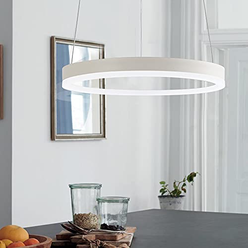 STARRYOL Modern Pendant Light LED Pendant Light Adjustable White 20 W for Living Room Dining Room Bedroom - Image 4